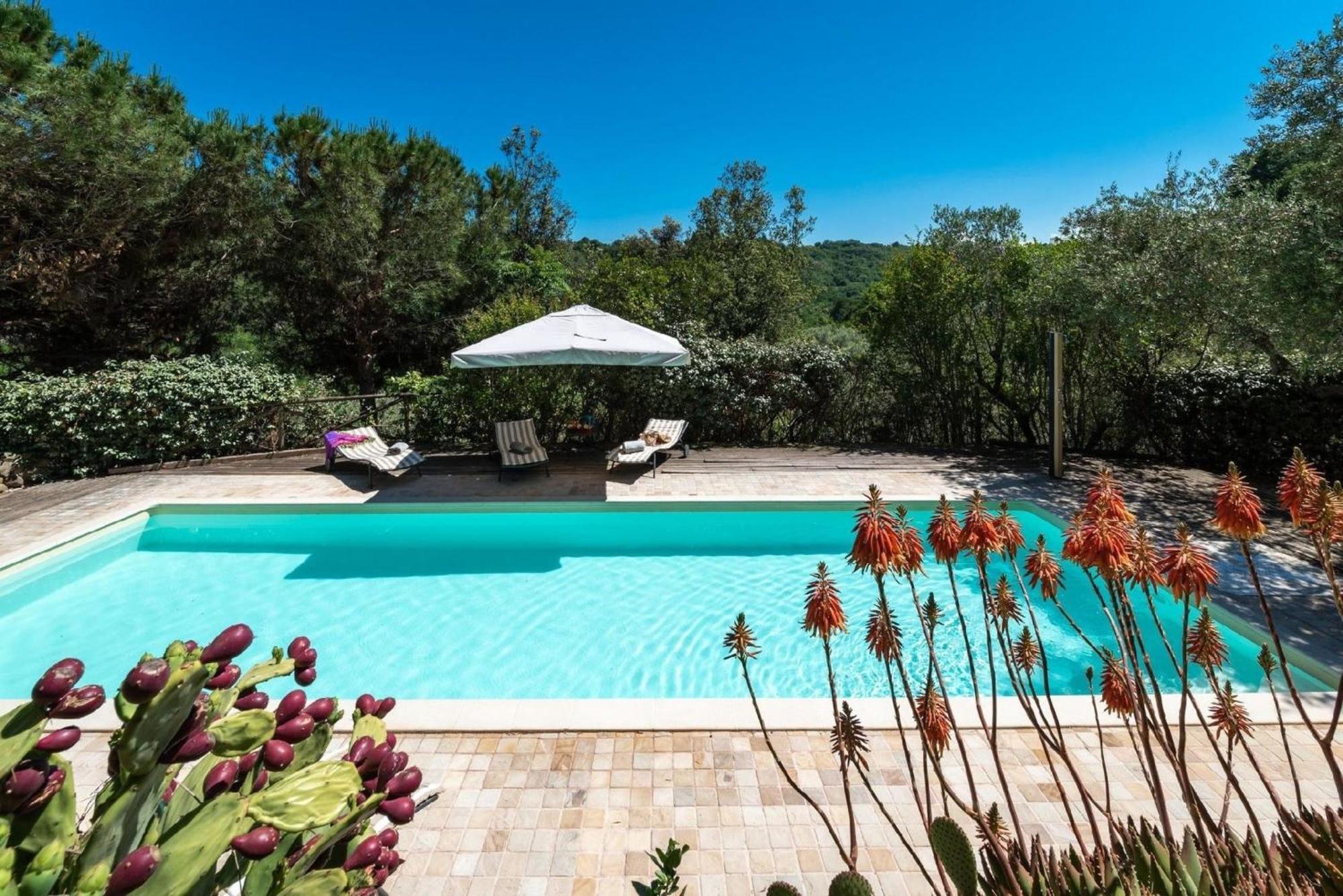 הוילה פרמו Meernahes Ferienhaus Casa Cantagallo Mit Pool מראה חיצוני תמונה